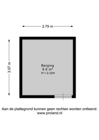 Floorplan - Van Speijkstraat 59, 2041 KM Zandvoort